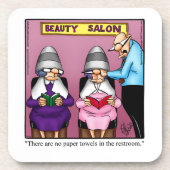 結婚おもしろいユーモアのプラスチックコースター コースター (正面)