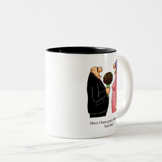 結婚おもしろいユーモアのマグギフト ツートーンマグカップ (正面右)