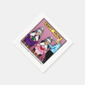 結婚おもしろいユーモア記念日パーティーナプキンス スタンダードカクテルナプキン (角)