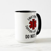 結婚おもしろい感情的サポート夫ユーモアGif マグカップ (正面右)