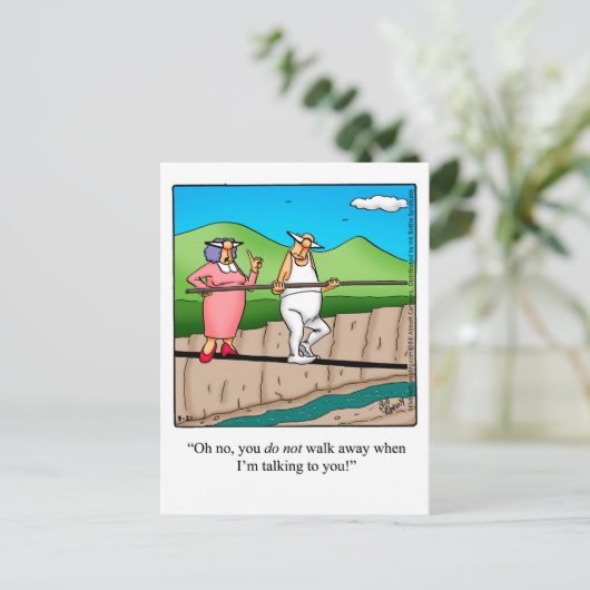 結婚おもしろい用はがき ポストカード (スタンド正面)