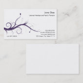 結婚および家族のセラピストの名刺 名刺 (正面/裏面)