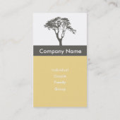 結婚および家族のセラピストの名刺 名刺 (裏面)