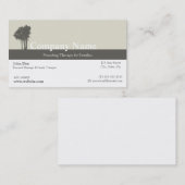 結婚および家族のセラピストの名刺 名刺 (正面/裏面)