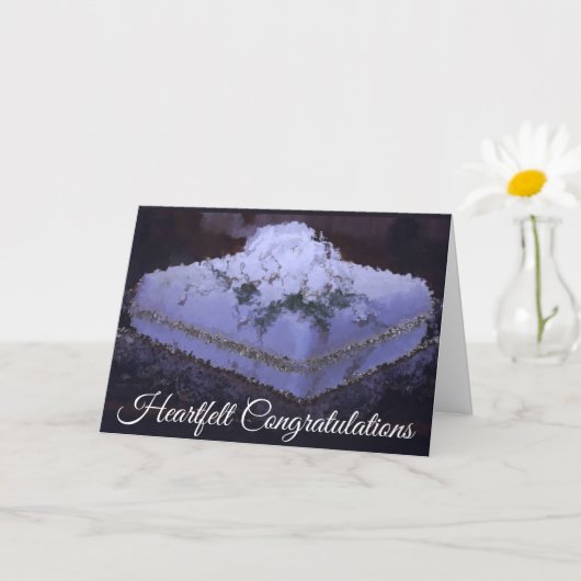 結婚お祝いのメッセージカード カード (小さな植物)