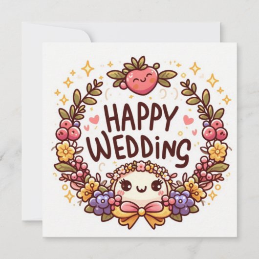 結婚お祝いカード カード (正面)