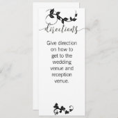 結婚お祝い案内カード 招待状 (正面/裏面)