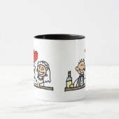 結婚お祝い マグカップ (中央)