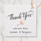 結婚さん愛するハートのお洒落花 フェイバータグ (裏面)