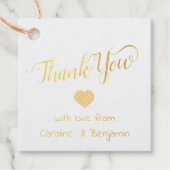 結婚さん愛するハートのお洒落花 フェイバータグ (正面)