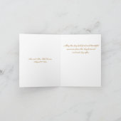 結婚さん – 新郎新婦おめでとう カード (内部)