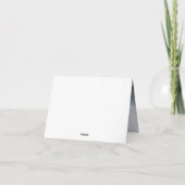 結婚さんThanks You Photo Minimalistシンプル サンキューカード (裏面)