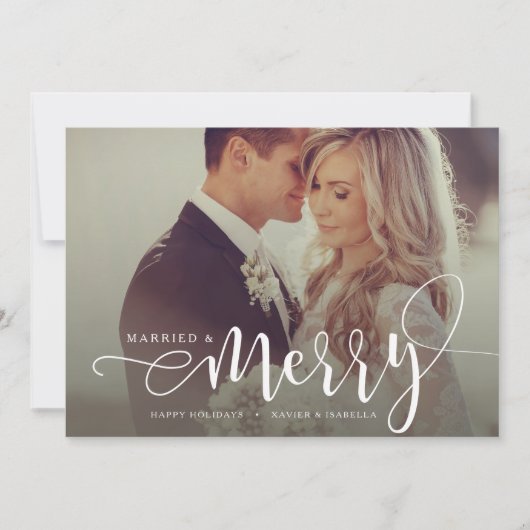結婚したで及びメリーな休日の写真 シーズンカード (正面)