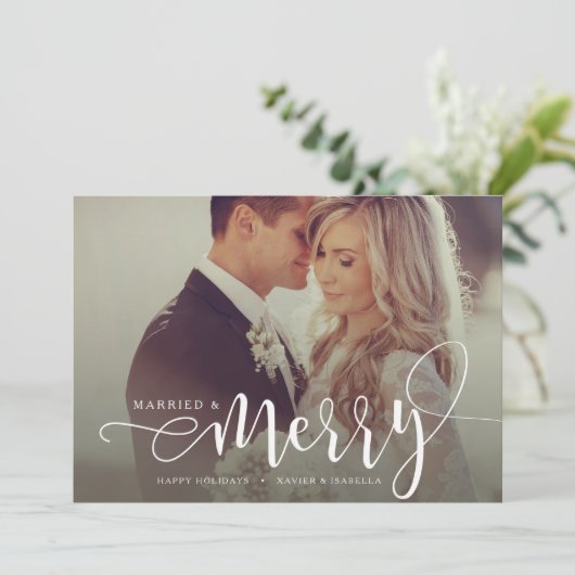 結婚したで及びメリーな休日の写真 シーズンカード (スタンド正面)