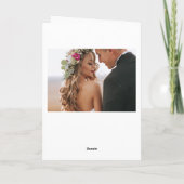 結婚したで、メリーな休日の写真 シーズンカード (裏面)