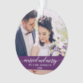 結婚したとメリーの書の紫 オーナメント (正面)