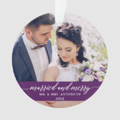 結婚したとメリーの書の紫 オーナメント (正面)