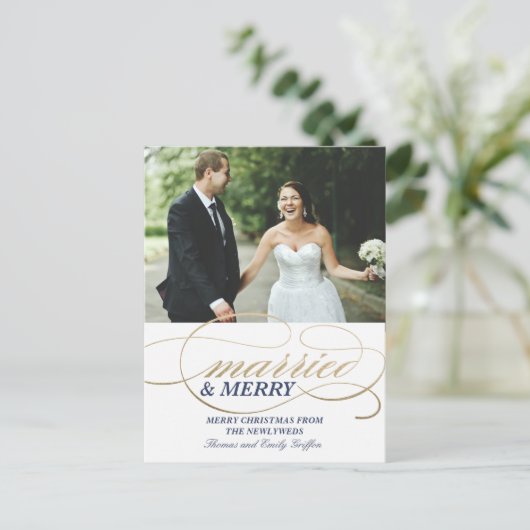 結婚したとメリー | クリスマスポストカード (スタンド正面)