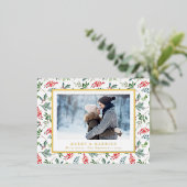 結婚したとメリー 箔シーズンポストカード (立ち正面)