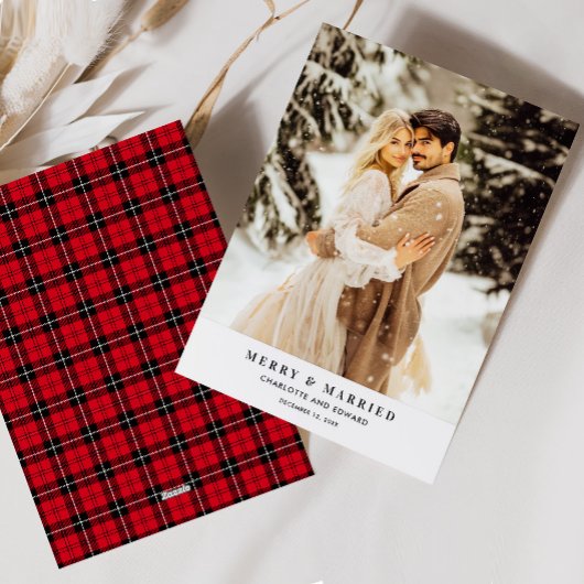 結婚したと新メリー婚のクリスマスカード シーズンカード