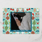 結婚したと新メリー婚クリスマス3 Photo 箔シーズンカード (裏面)