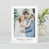 結婚したと明るい結婚休暇 カード (スタンド正面)