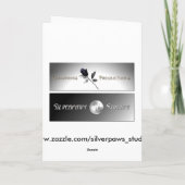 結婚したな第1クリスマスカード-ヒイラギ シーズンカード (裏面)