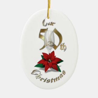 結婚したな第50クリスマスのオーナメント セラミックオーナメント