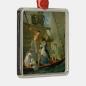 結婚したな船員さようなら、c.1800 (パネルの油) メタルオーナメント (右)