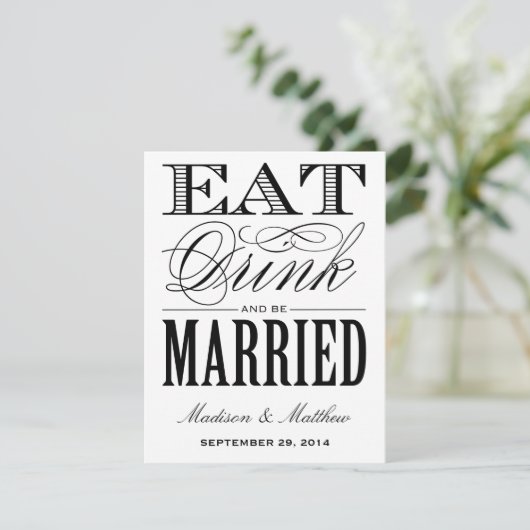 結婚したな|の保存が日付の郵便はがきあって下さい セーブザデート (スタンド正面)