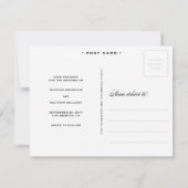 結婚したな|の保存が日付の郵便はがきあって下さい セーブザデート (裏面)