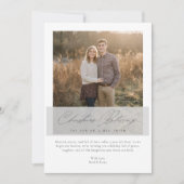 結婚したばかりのクリスマスの祝福　新婚写真カード シーズンカード (正面)