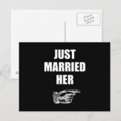 結婚したばかりの彼女 案内ポストカード (正面/裏面)
