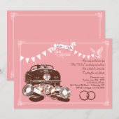 結婚したよ！こっそりパーティーの招待状 招待状 (正面/裏面)