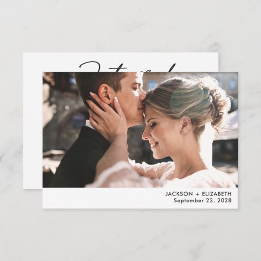 結婚したよ 現代の秘密結婚写真発表 (正面/裏面)