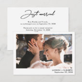 結婚したよ 現代の秘密結婚写真発表 (正面/裏面)