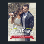 結婚したクリスマスの写真カード シーズンカード<br><div class="desc">ベリ祝ーモダン・ベリスタイリッシュー・スウィートからのシーズンとホリデーカード。休暇コレクションの詳細については、WWW.BERRYBERRYSWEET.COMをスタイリッシュ参照してください。</div>
