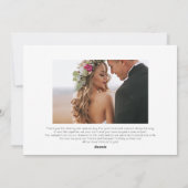 結婚したクリスマスの新婚写真 |金ゴールド シーズンカード (裏面)