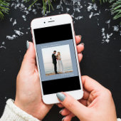 結婚したクリスマスダスティブルー シーズンカード