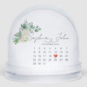 結婚したクリスマス結婚の日付ハートスクリプト (正面)