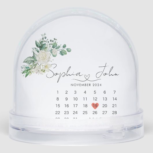 結婚したクリスマス結婚の日付ハートスクリプト (裏面)