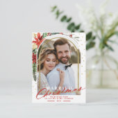 結婚したクリスマス結婚の発表 シーズンポストカード (スタンド正面)