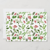 結婚したスクリメリープト初めてのクリスマス シーズンカード (裏面)