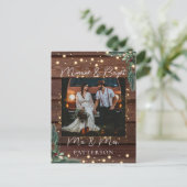 & 結婚したブライトクンデンスペシフィッシュフォートホリデー シーズンポストカード (スタンド正面)