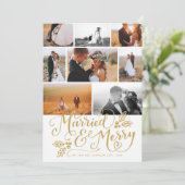 結婚したメリー数々の&-Photo Crismas Collage シーズンカード (スタンド正面)