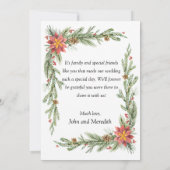 結婚したメリー! – の結婚写真 – 両面 (裏面)