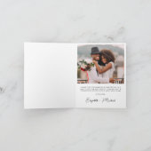 結婚したメリーArch Photo Burgundy金ゴールド シーズンカード (内部)