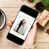 結婚したメリーArch Photo White金ゴールド シーズンカード