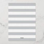 結婚したモダンメリーと結婚のPhoto Silver 箔シーズンカード (裏面)