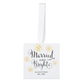 結婚したモダンCube Ornと明るい新着写真 キューブオーナメント (正面)